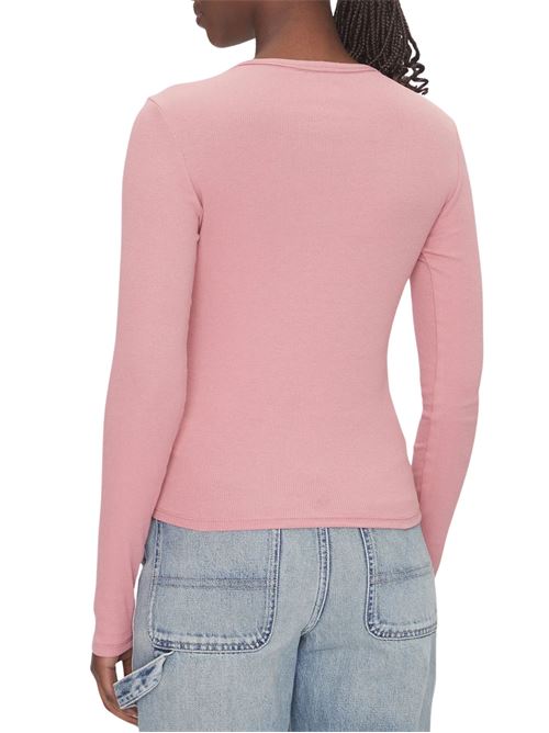 T-shirt rosa in cotone Tommy Jeans | DW0DW17387TI0